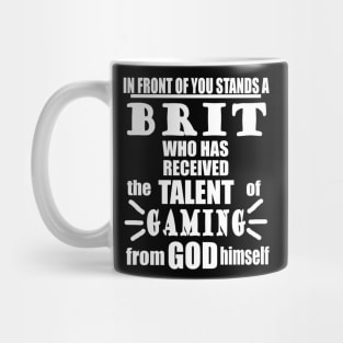 Brite Gaming E-Sport England Video Games Slogan Mug